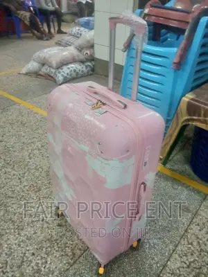 Vip Original Plastic Plastic Suitcase.Large.( Pink)