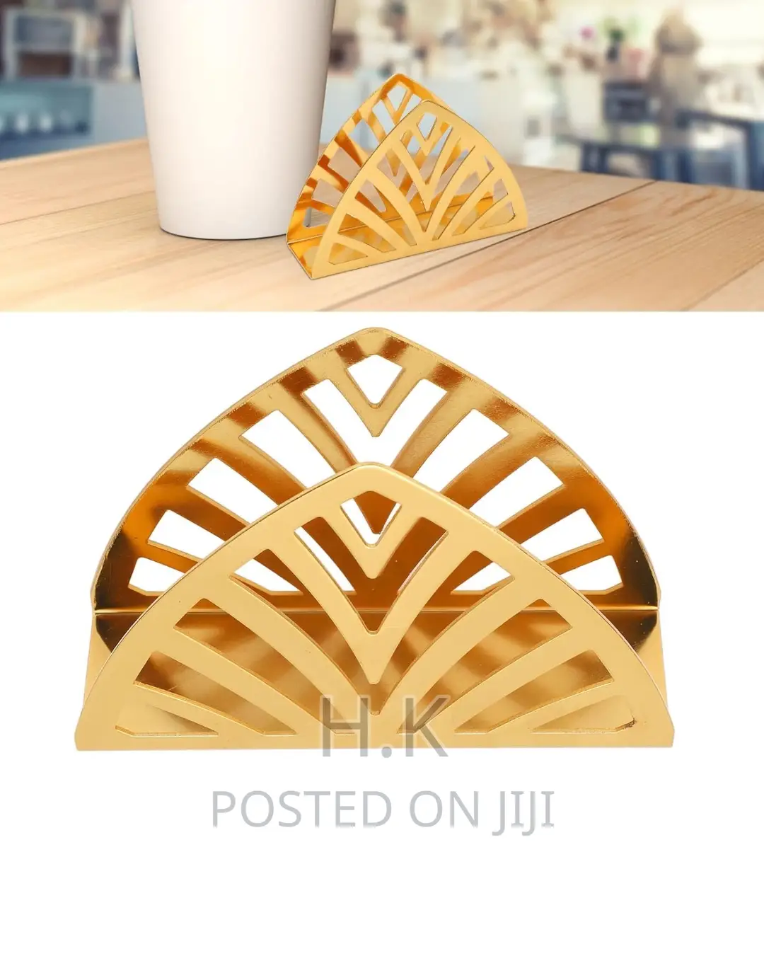 Gold Napkin Holder,