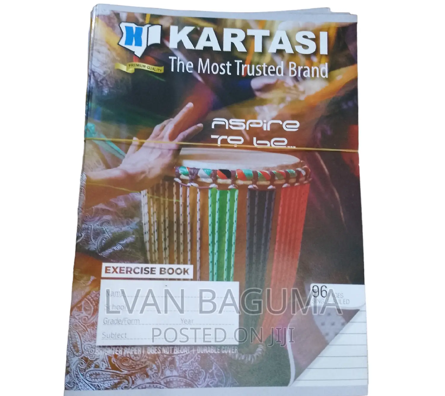 96 Pages Exercise Books Long (Size A4) - Different Brands