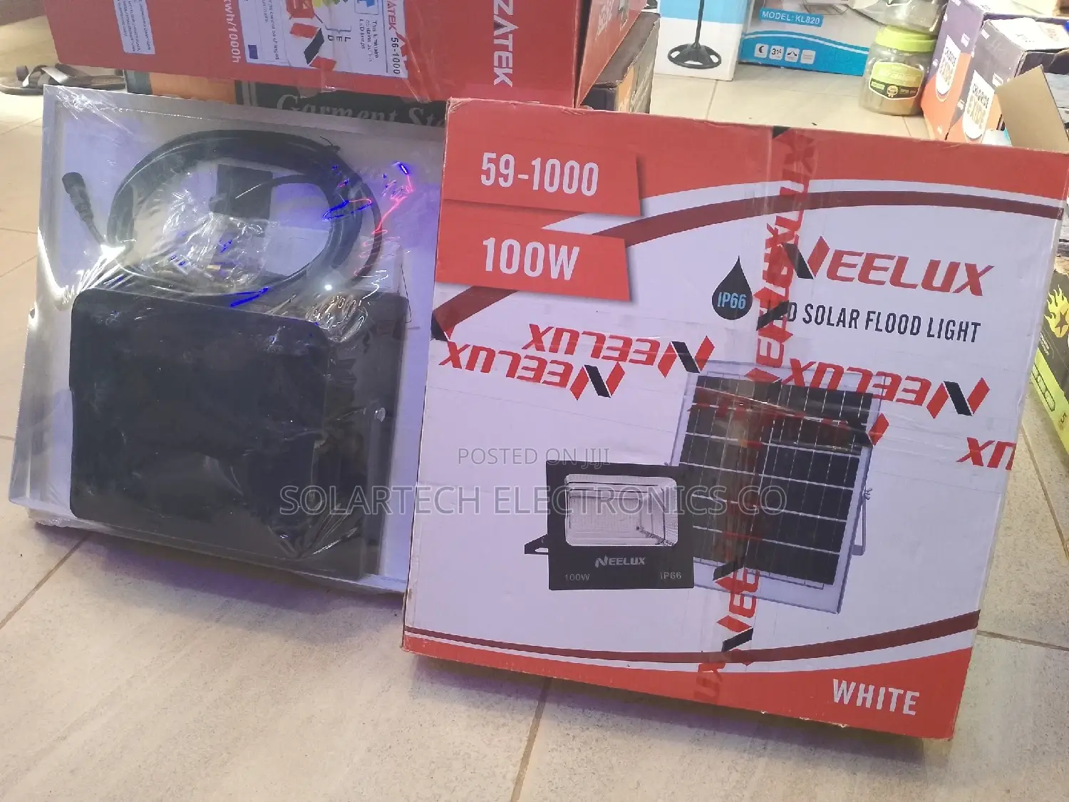 100w Neelux Solar Led Flood Lights
