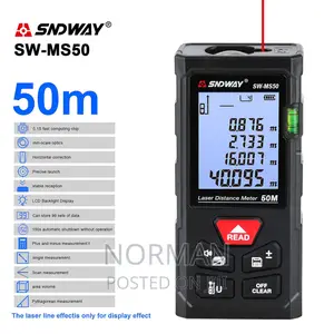 50m Digital Laser Distance Measure Tape