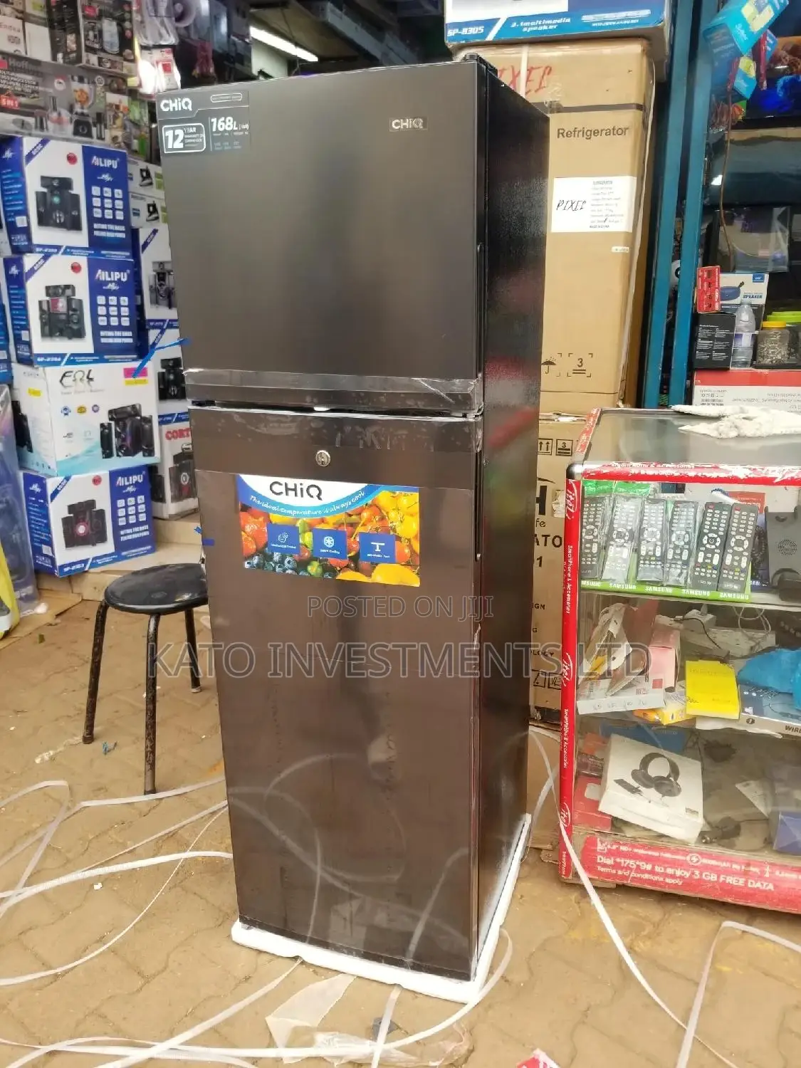 Chiq 220 Litres Double Door Fridge