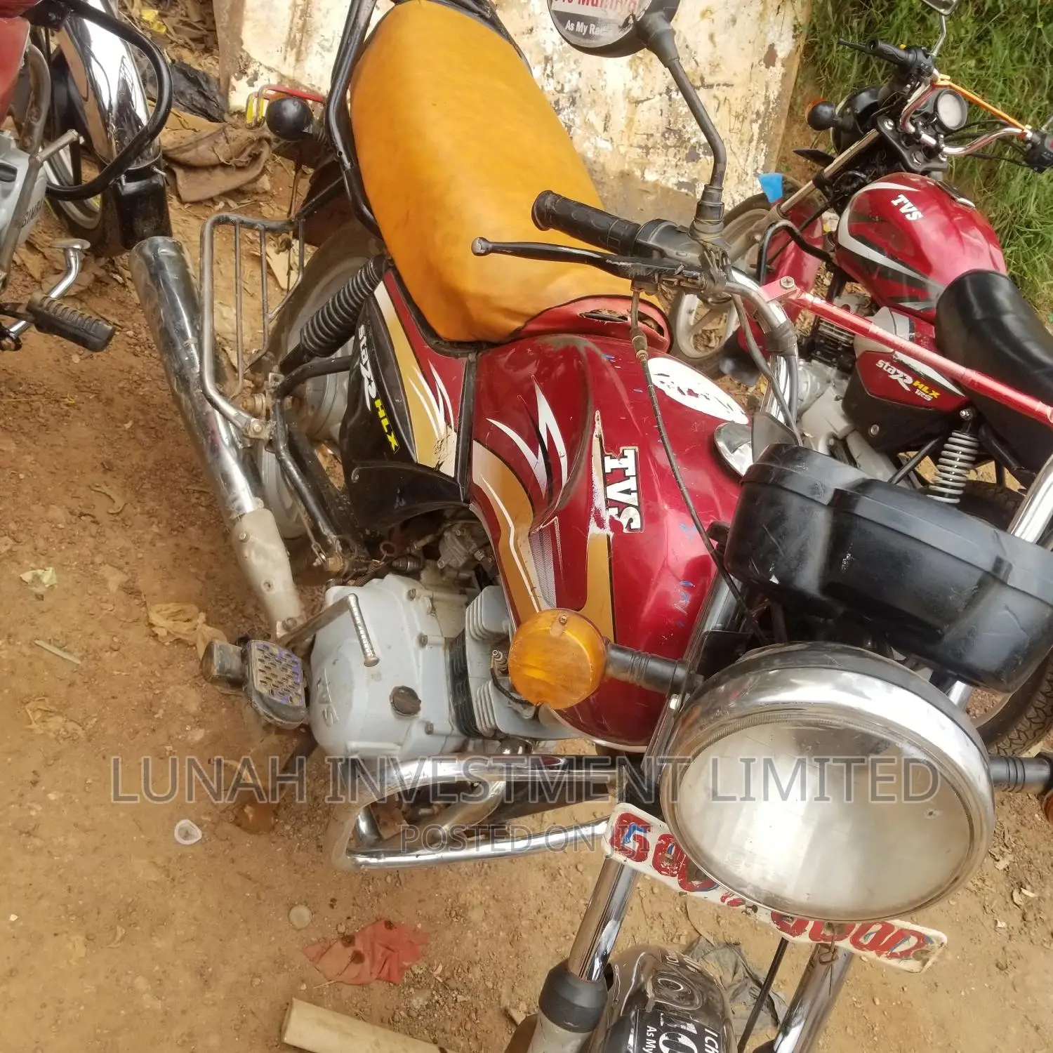 TVS XL 100 2021 Red