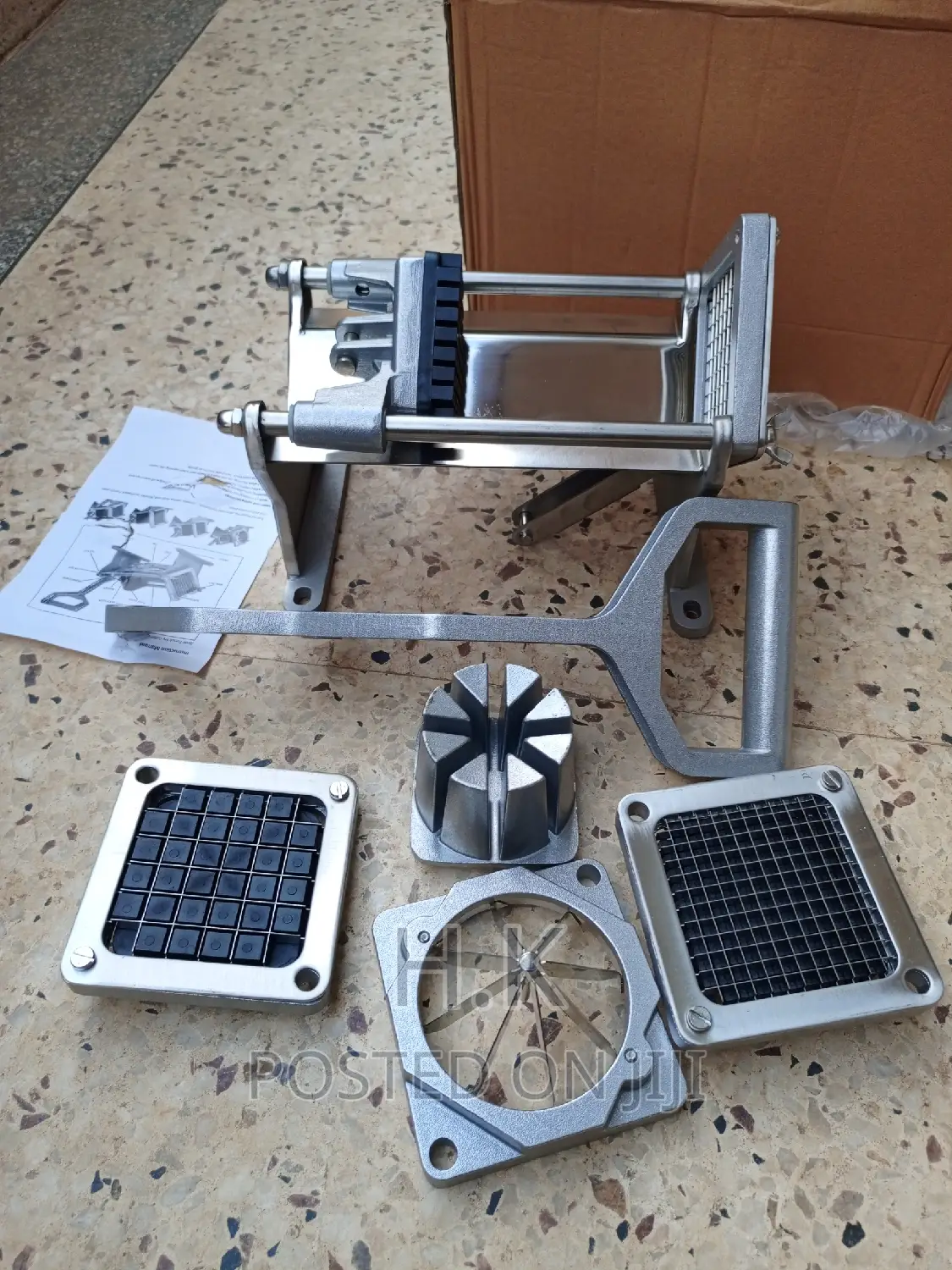 French Fry Cutter Fruit Vegetable Potato Slicer