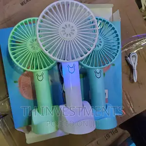 Hand Held Rechargeable Fans.