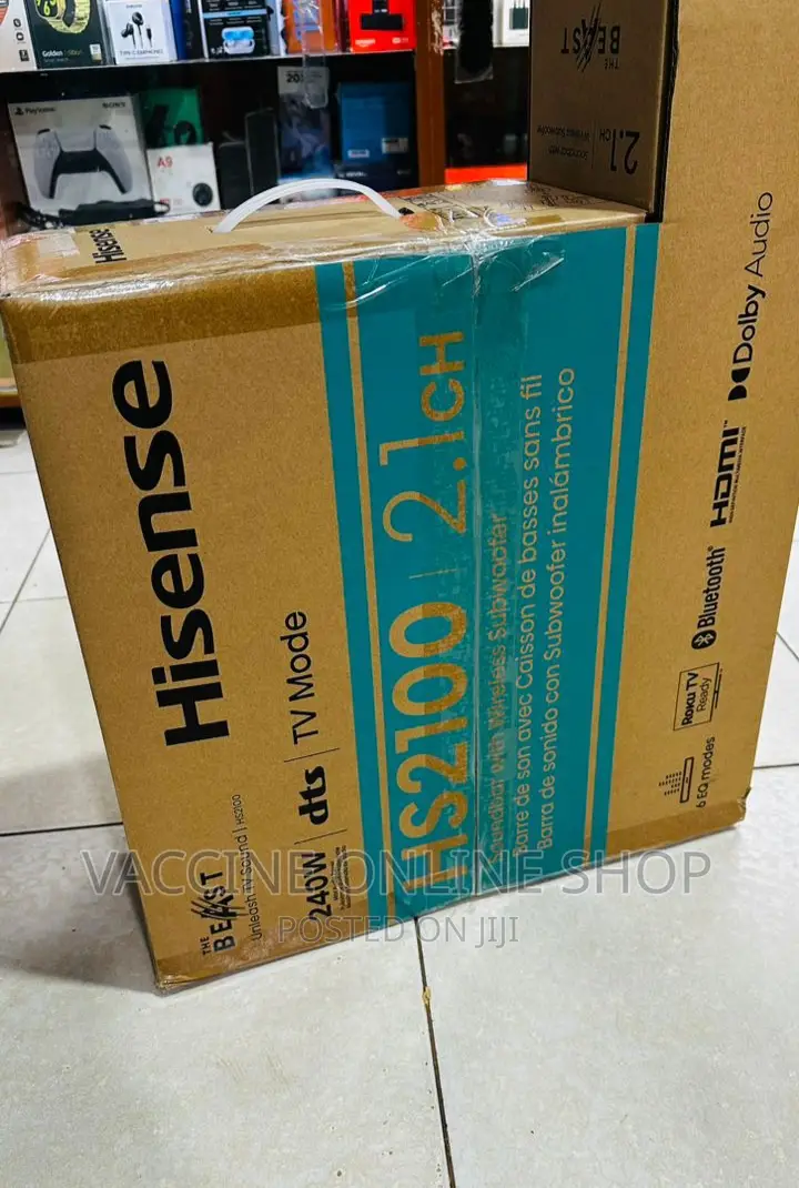 Hisense Hs2100 Sound Bar (The Beast) 240watts, 2.1ch