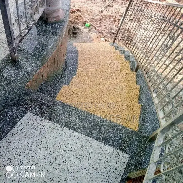 Terrazzo Staircase Yellow
