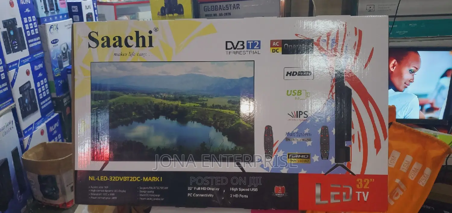 Saachi 32inch Frameless 3yrs Warranty