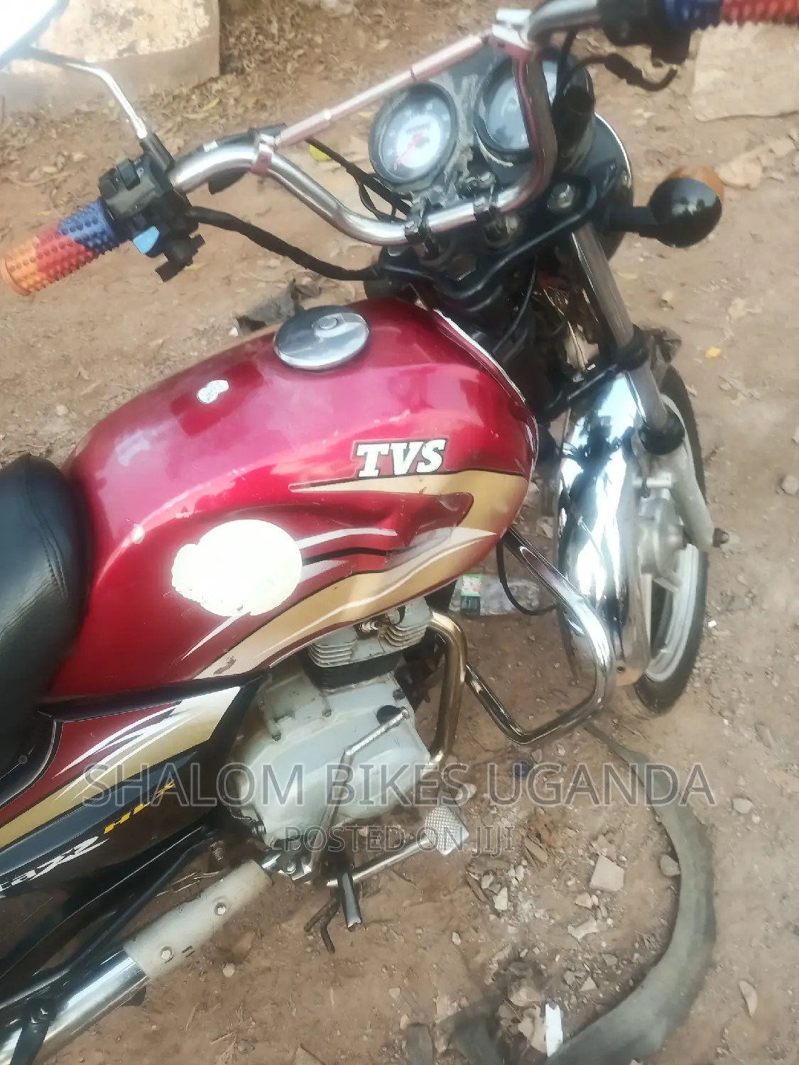 TVS XL 100 2014 Red