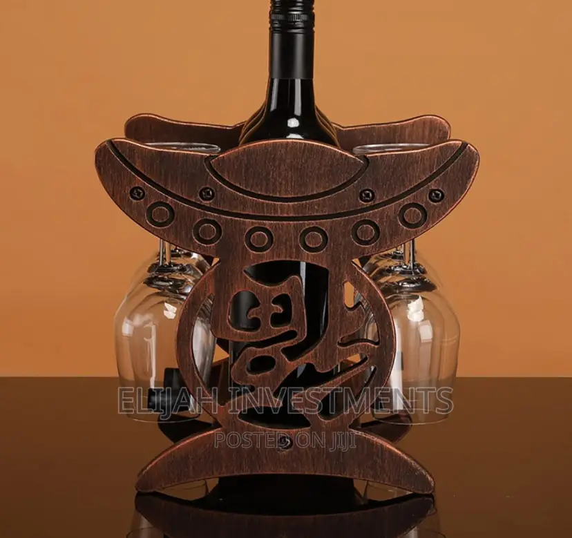 Wooden Wine Rack Display Stand