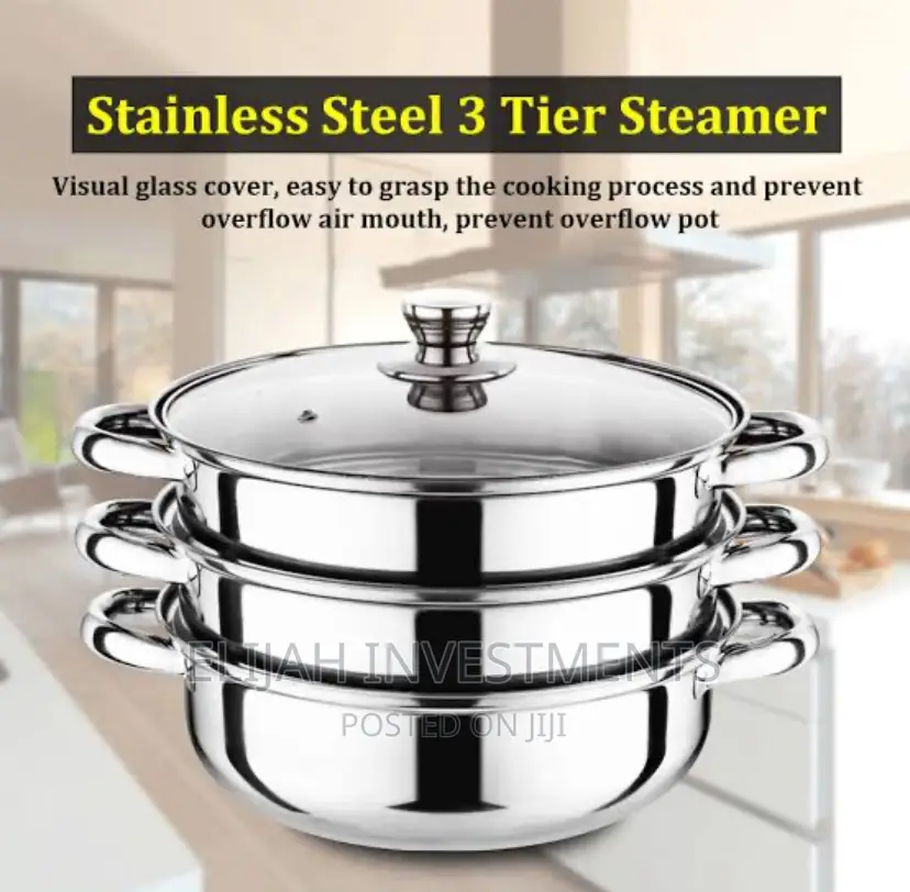 3 Layer Food Steam 28cm
