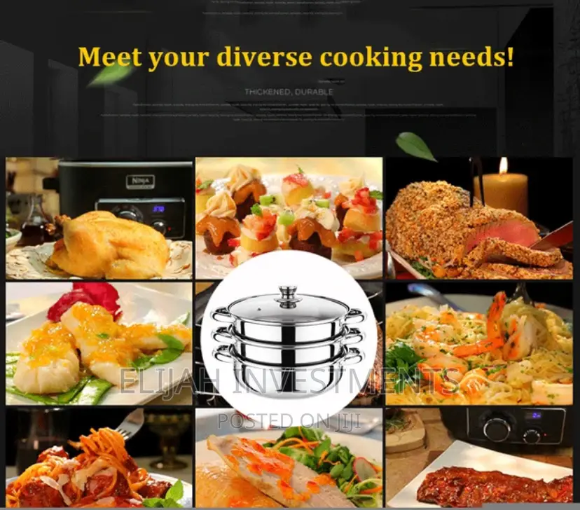 3 Layer Food Steam 28cm