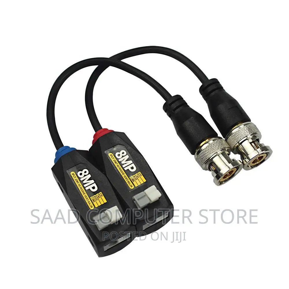 Video Balun Hd-Cvi Tvi Ahd CVBS Passive Connector BNC Video