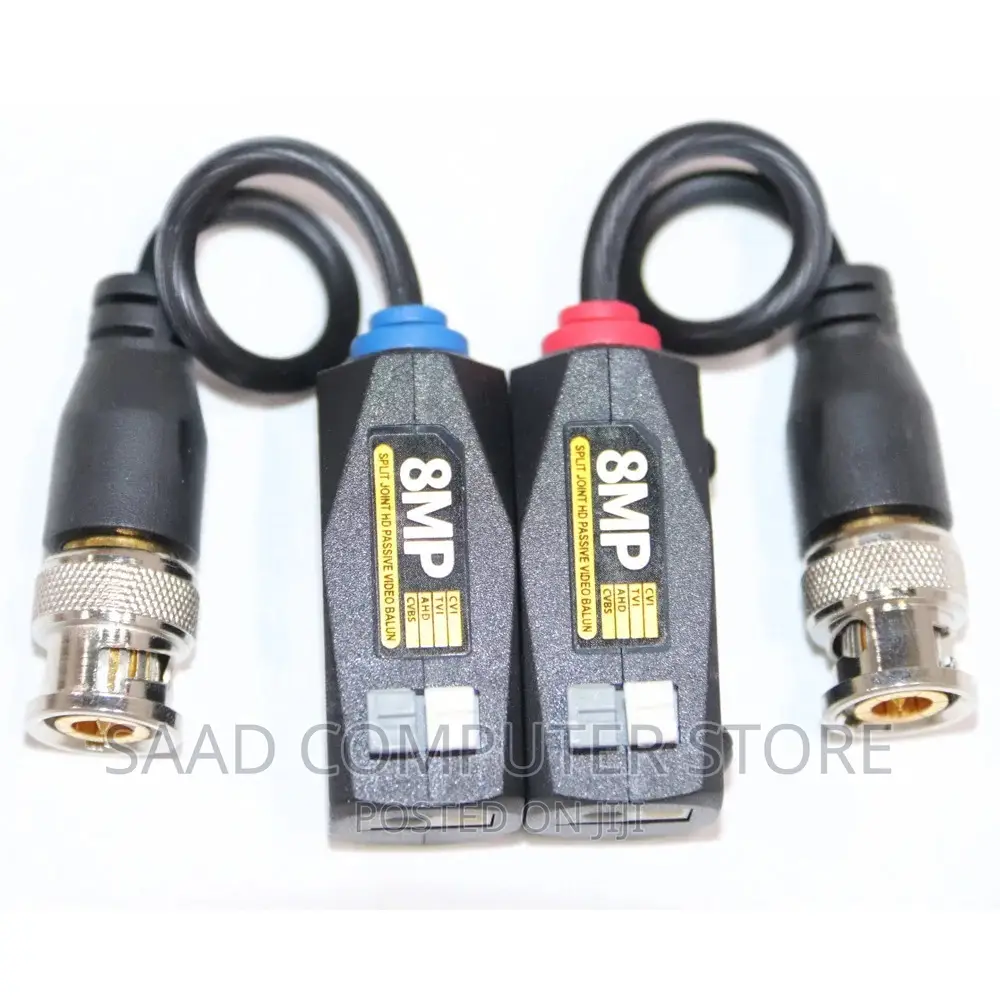 Video Balun Hd-Cvi Tvi Ahd CVBS Passive Connector BNC Video