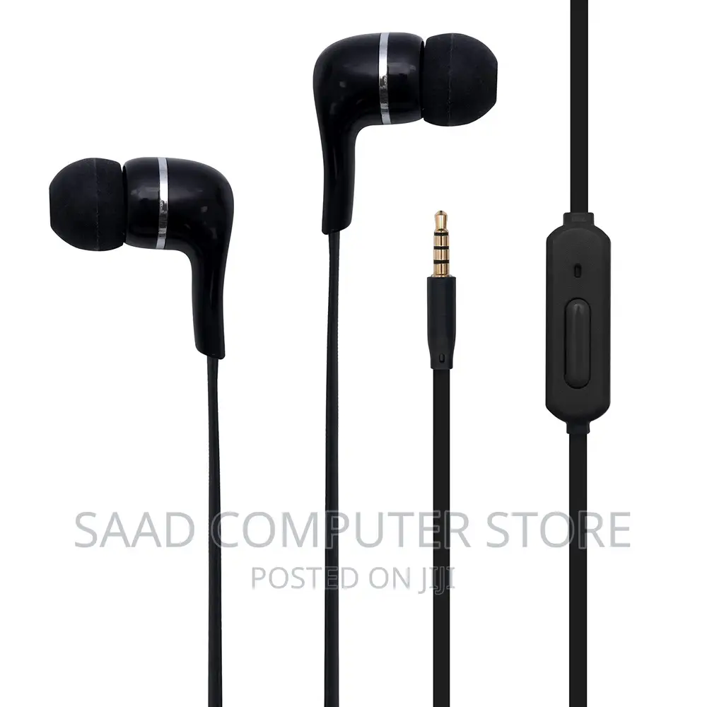TOSHIBA Wired Earphones With Mic(RZE-D32e Black)