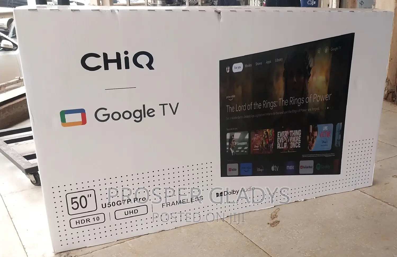 50 Inches Led Chiq Smart Digital Android Flat Screen.