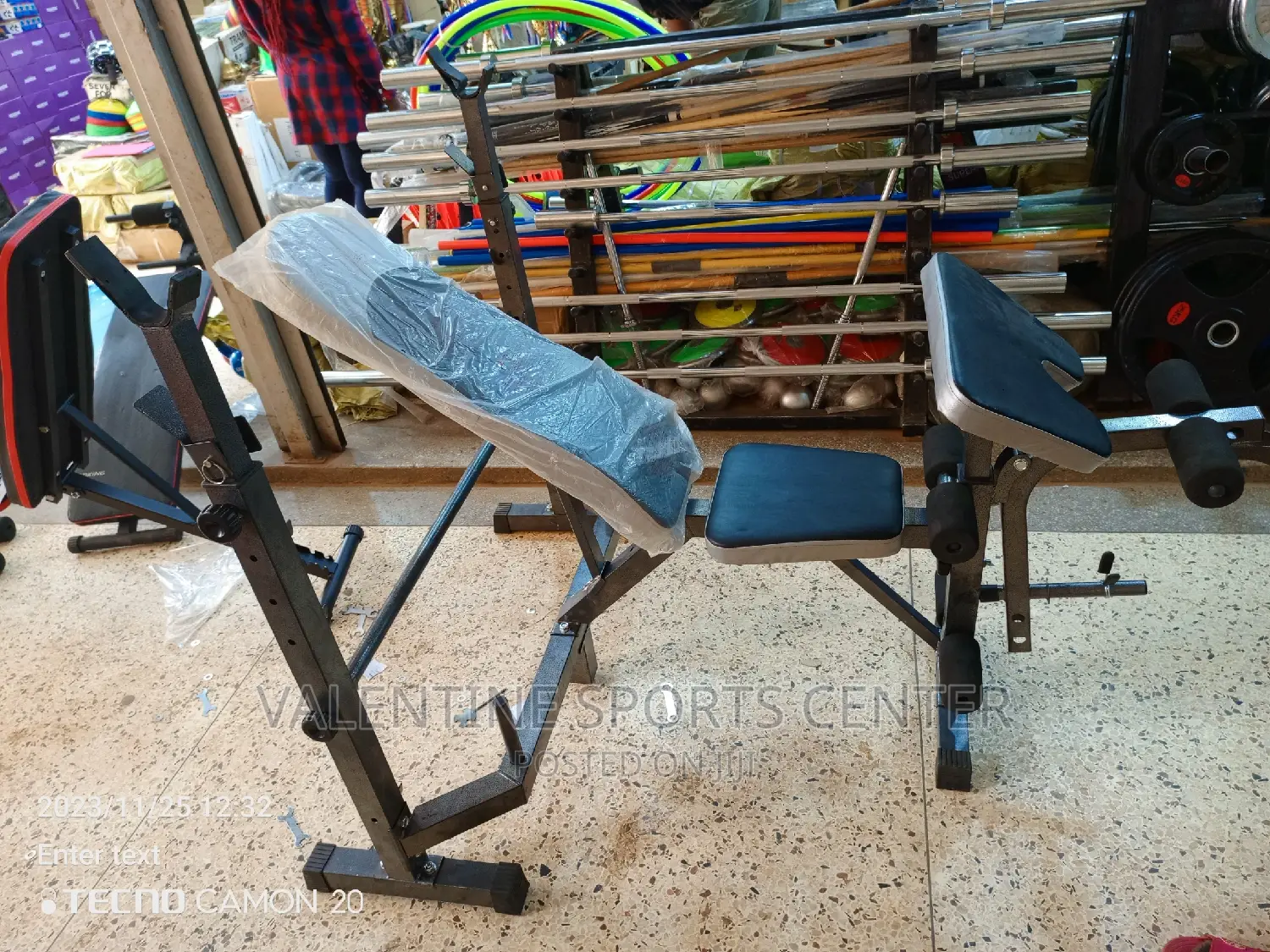 Weight Lifting Bench Adjustable Original Material Strong