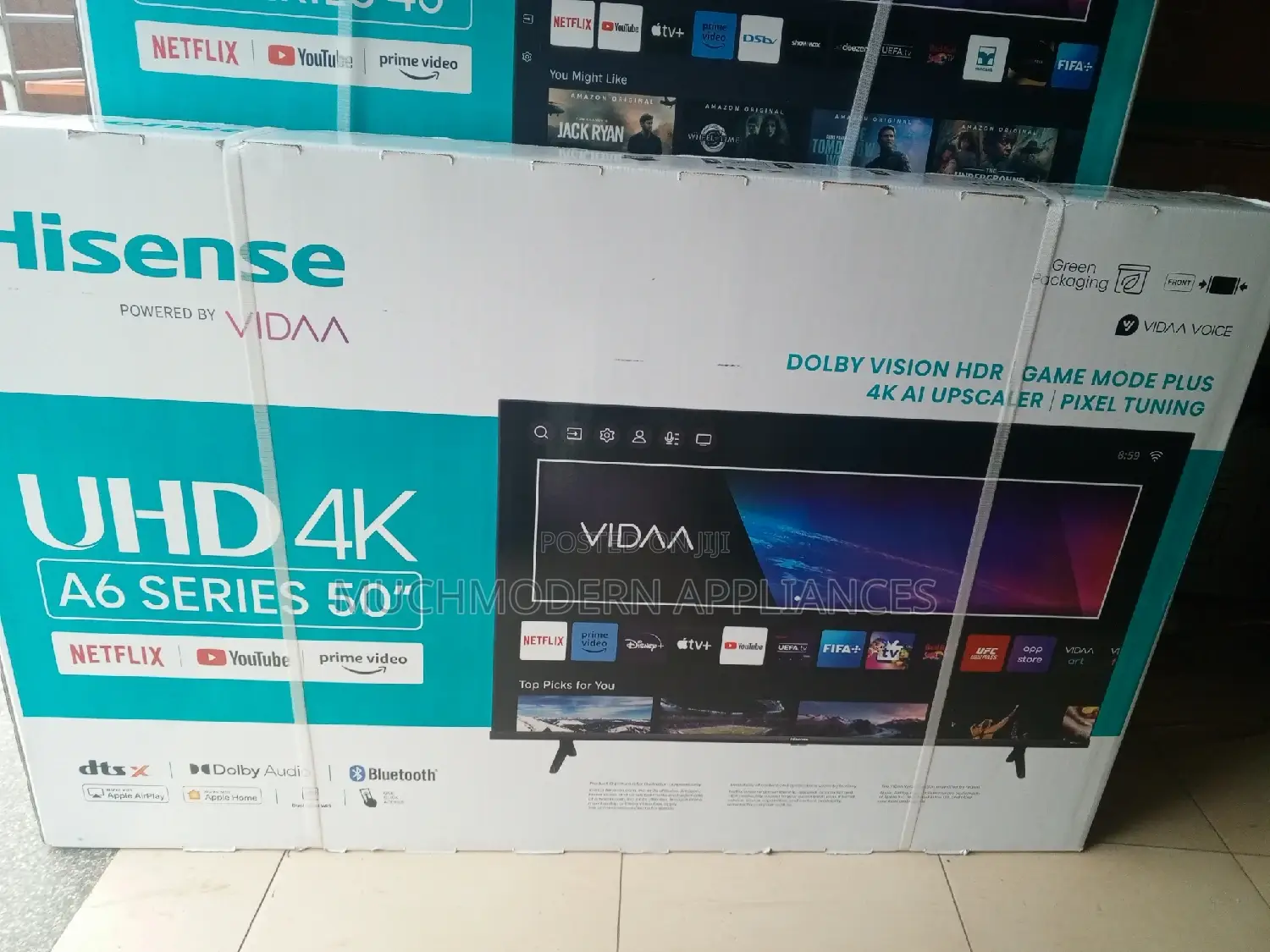 Hisense 50 Inch Uhd Smart Vidaa