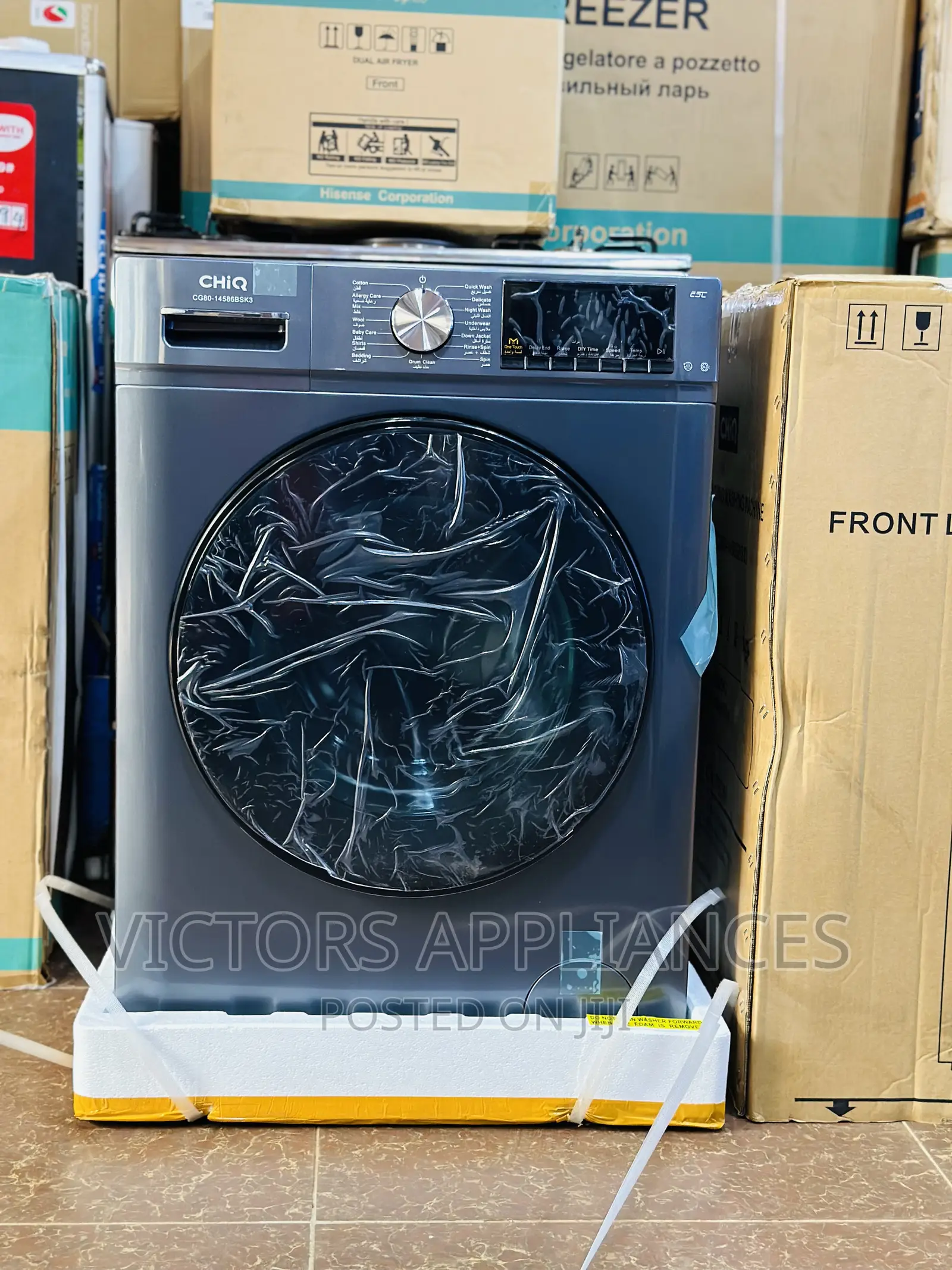 Chiq 8kg Frontloader Loader Washing Machine Gray in Central Division