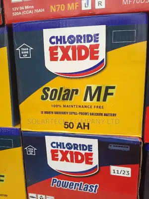50AH Chloride Exide Solar MF