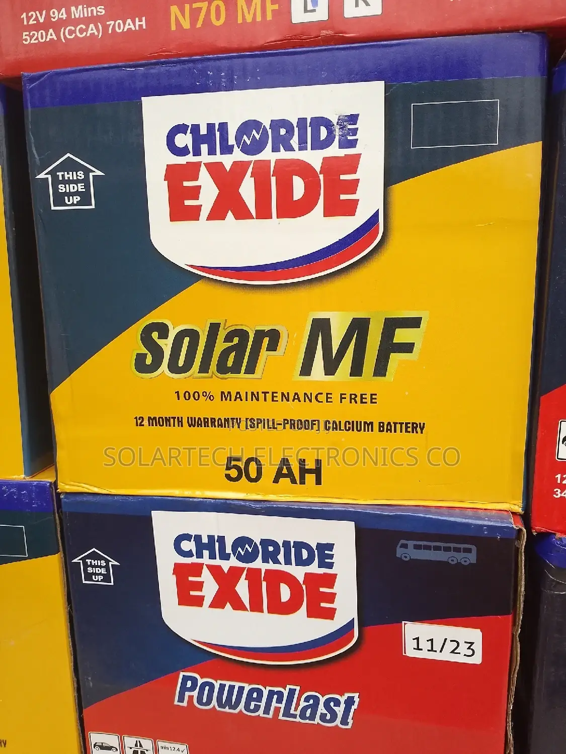 50AH Chloride Exide Solar MF