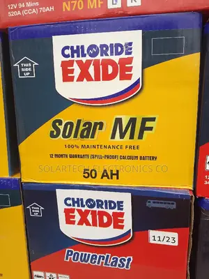 50AH Chloride Exide Solar MF