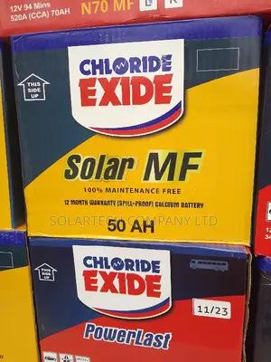 50AH Chloride Exide Solar MF
