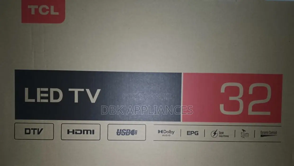 TCL 32inch Digital Free 2 Air Led TVS Available