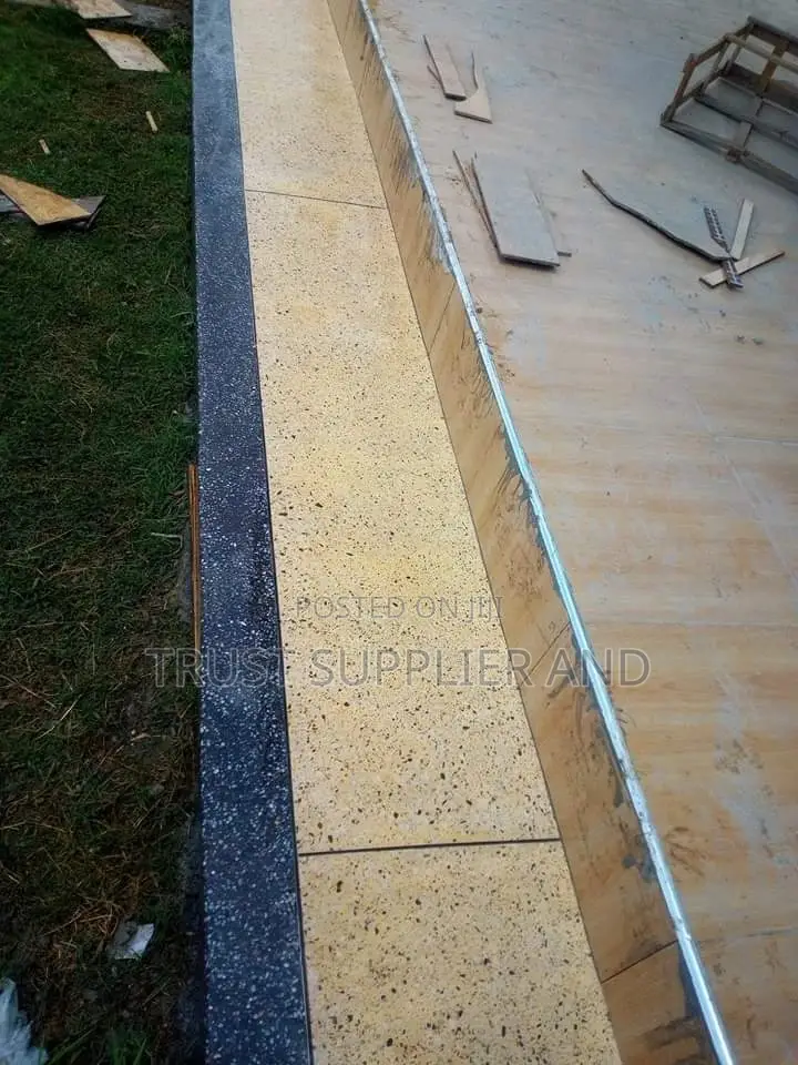 Cream and White Terrazo Floor 6