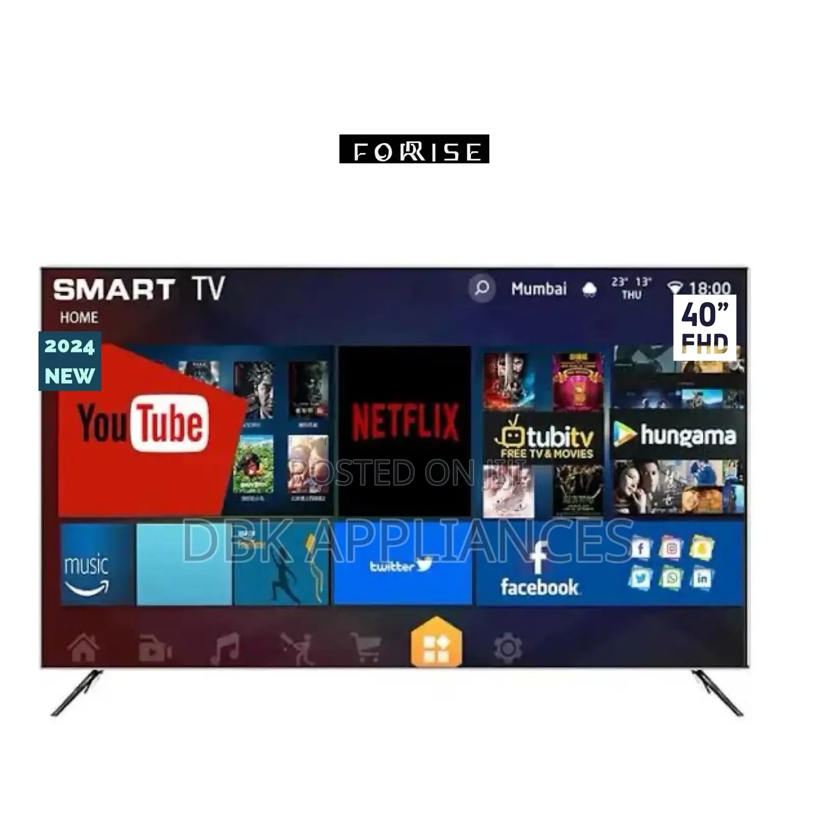 Black Ark 40inch Smart TVS Available Wholesale Prices