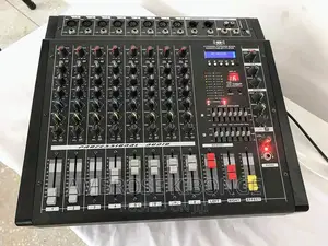 8channel Powered Mixer SD/USB/MP3 Player Support Amp-Mixer.
