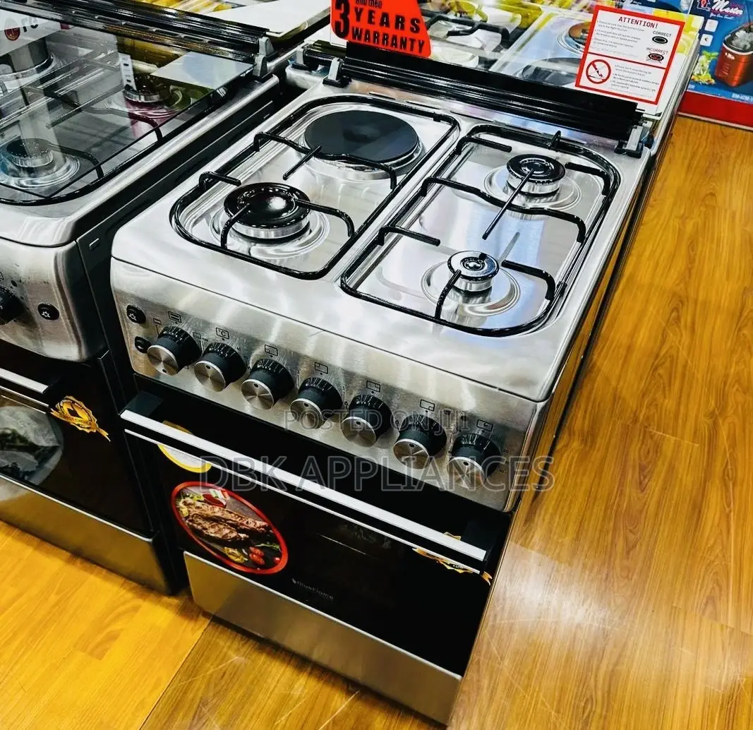 Blueflame 3gas 1electric Diamond Cookers (50*60)Cm 3yr War