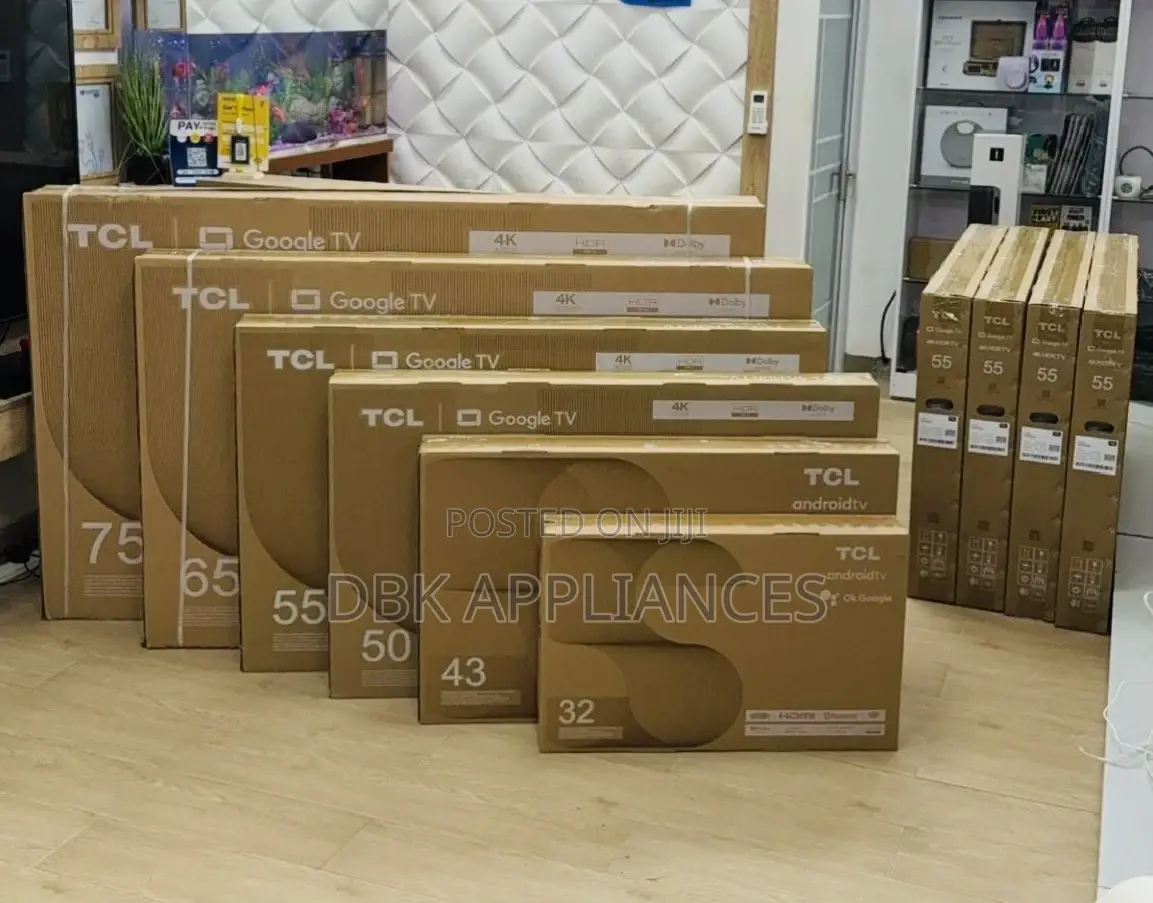 TCL 32,40,43,50,55,65,75inch TVS All Sizes Wholesaler Prices