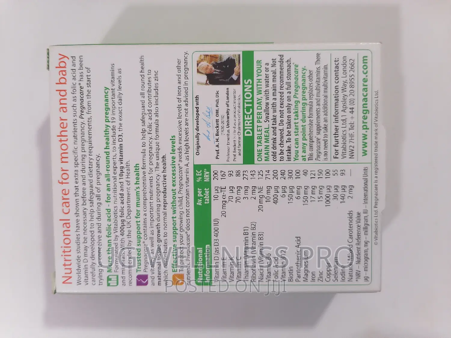 Vitabiotics Pregnacare Vitamin Tablets for Pregnancy Support