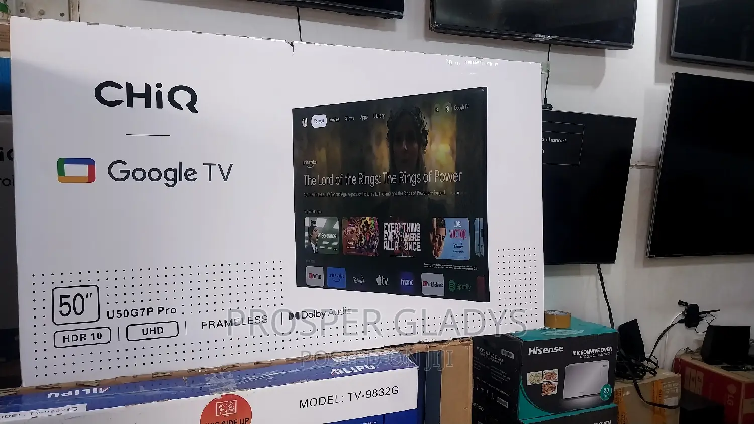 Chiq 50 Inches Smart Android Digital Flat Screen.