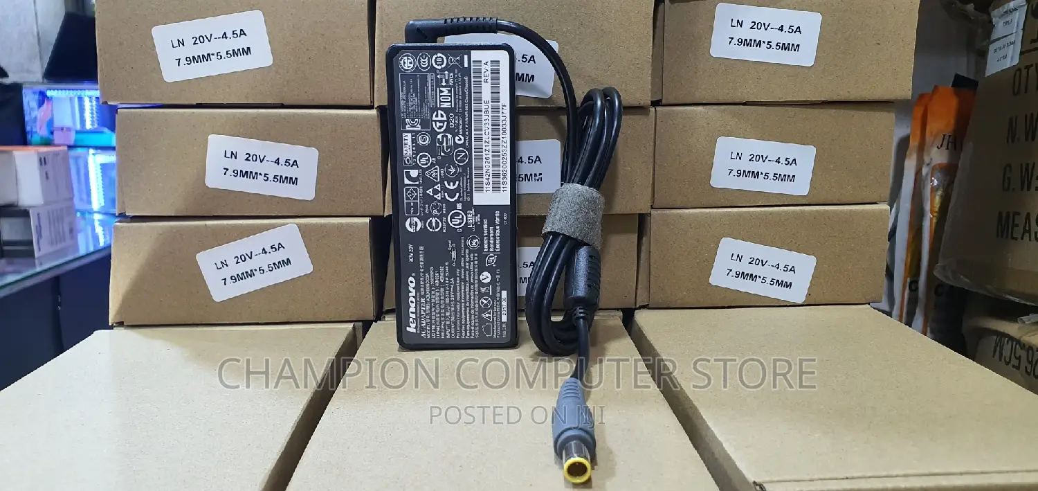 Lenovo 65W 20V 3.25A Round AC Power Adapter Laptop Charger