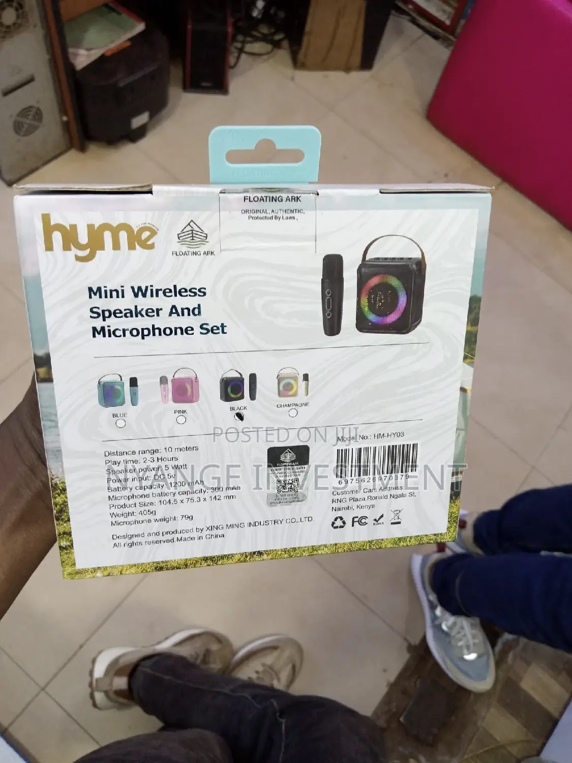 Hi-Fi Mini Wireless Speaker and Microphone Set/ Portable Spe