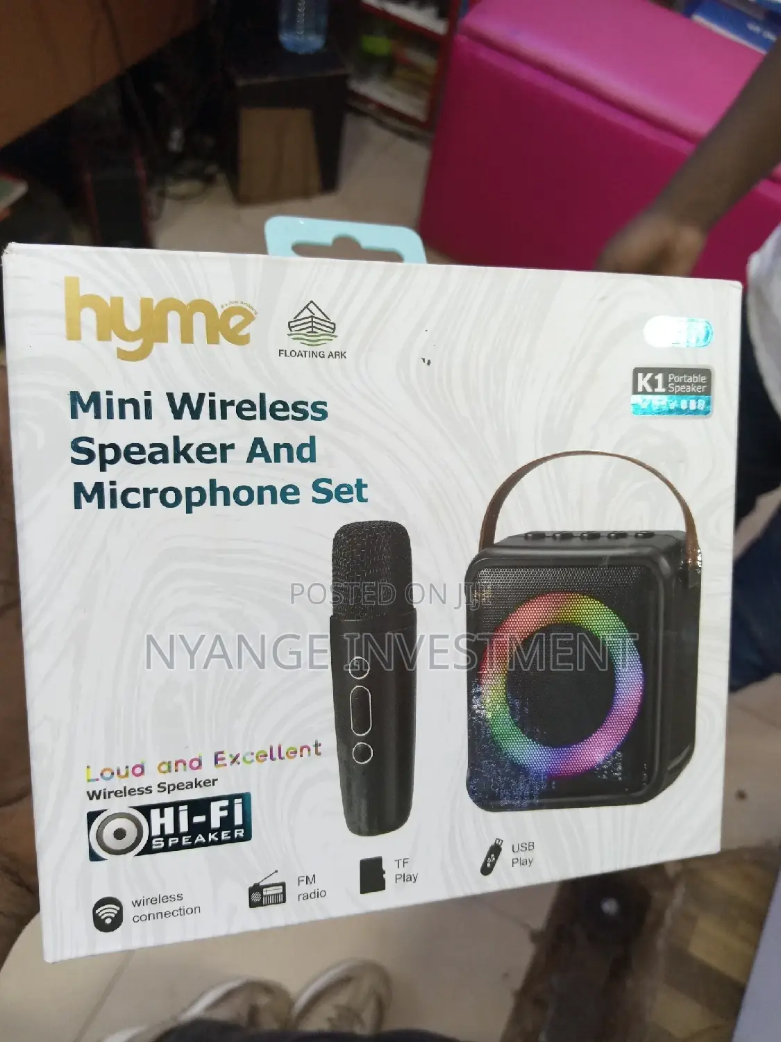 Hi-Fi Mini Wireless Speaker and Microphone Set/ Portable Spe