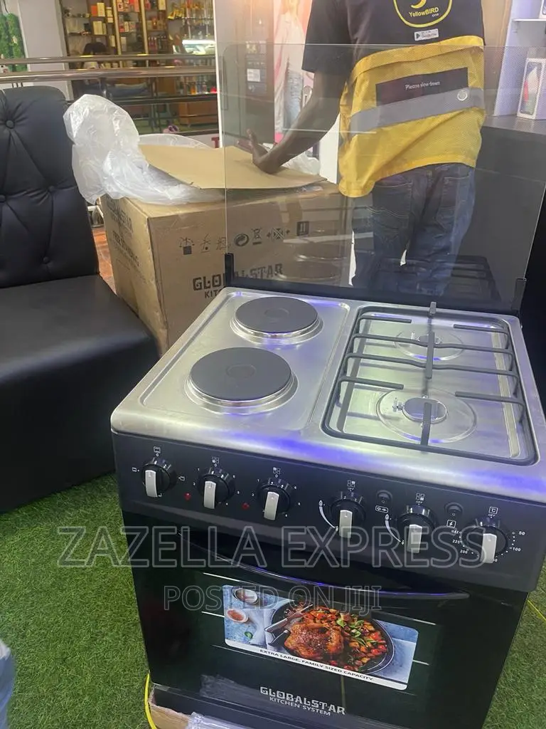 Global Star 2 Gas + 2 Electric 50by60 With Electric Oven