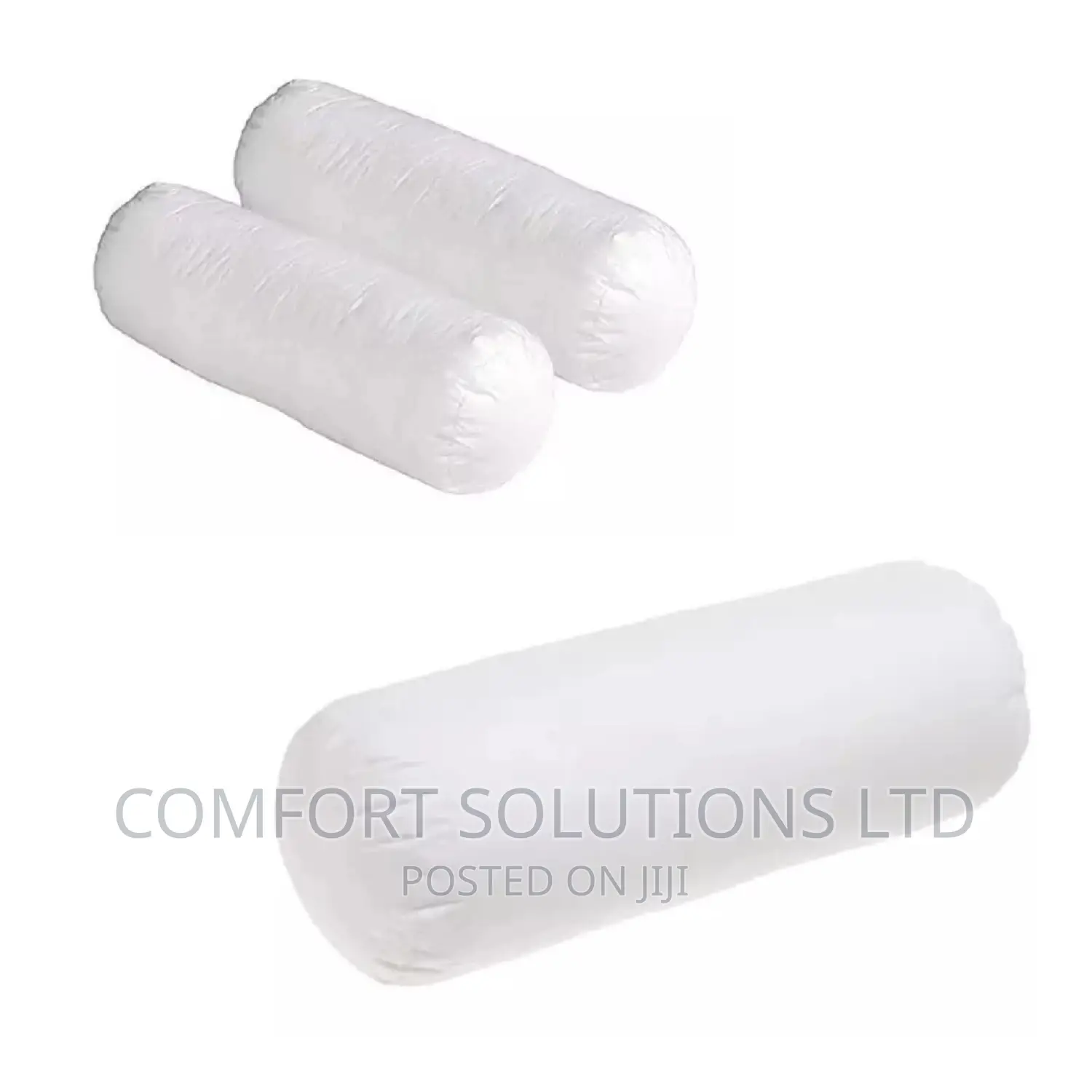 Roll Pillows for Bed (Pair)