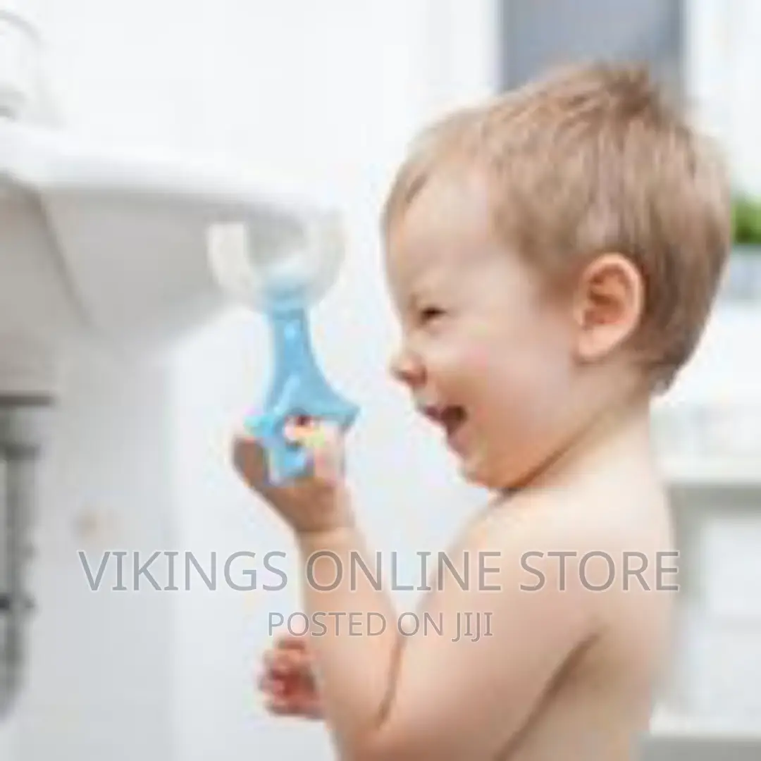 Silicone U-Shape Toothbrush Kid Toddler Teeth Cleaning Brush
