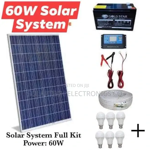 60w Solar System Full Kit