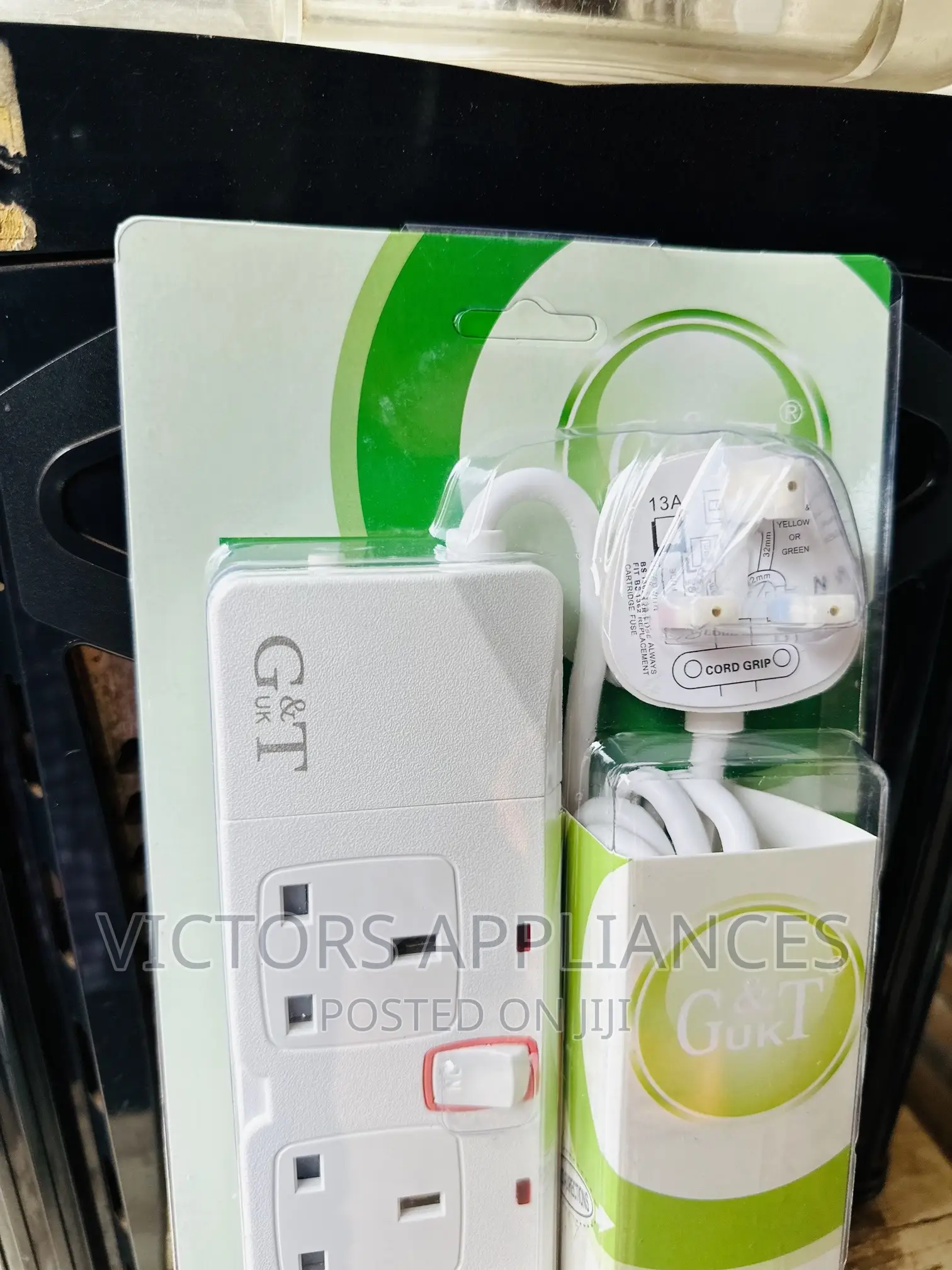 G T High Quality UK Extension Socket 6 Way