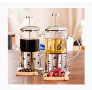 2 Stainless Steel French Press Coffee Filter Pot