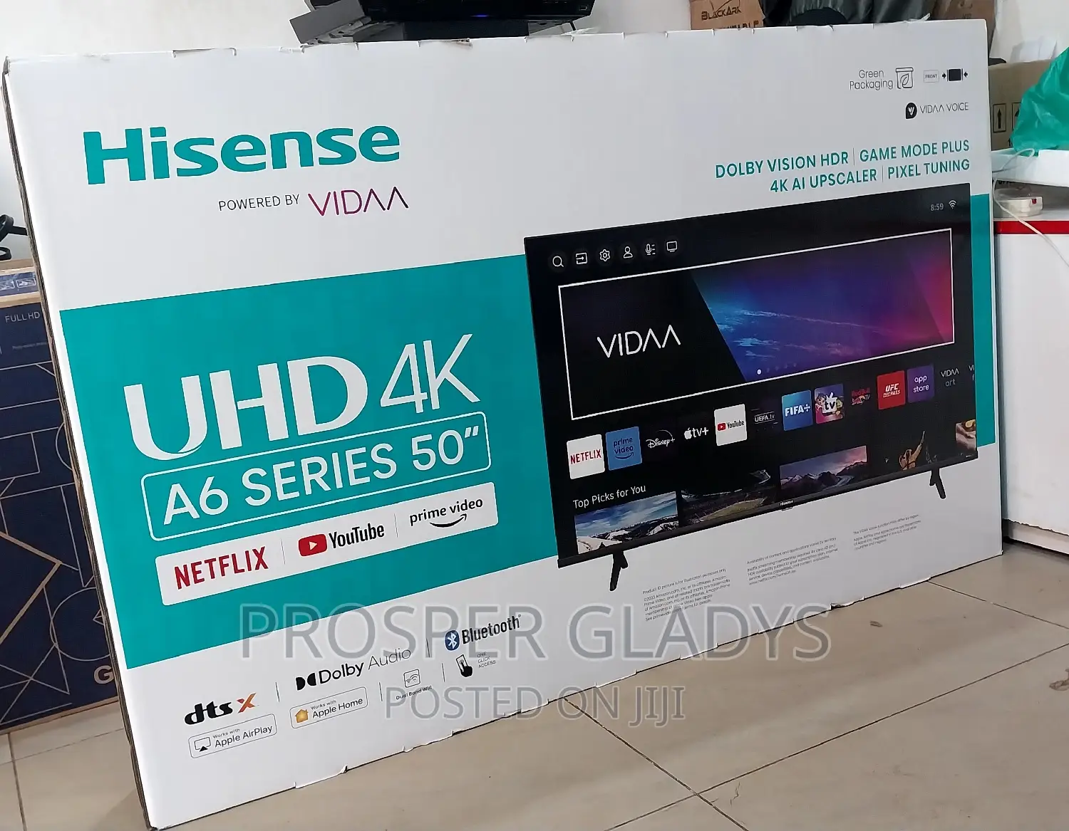 Hisense 50 Inches Smart UHD Digital Flat Screen.