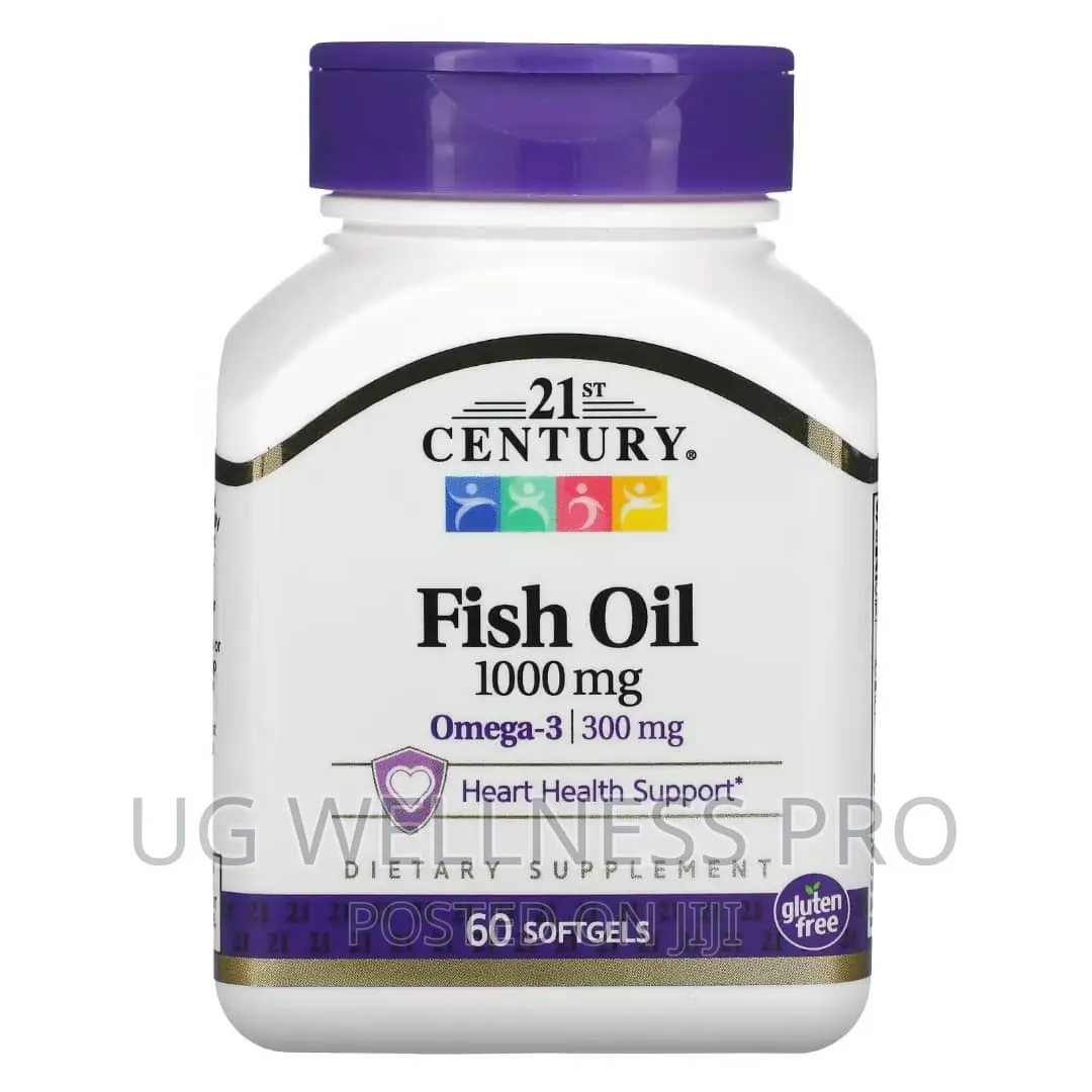 21st Century, Fish Oil, 1000 Mg, 60 Softgels for Heart Healt