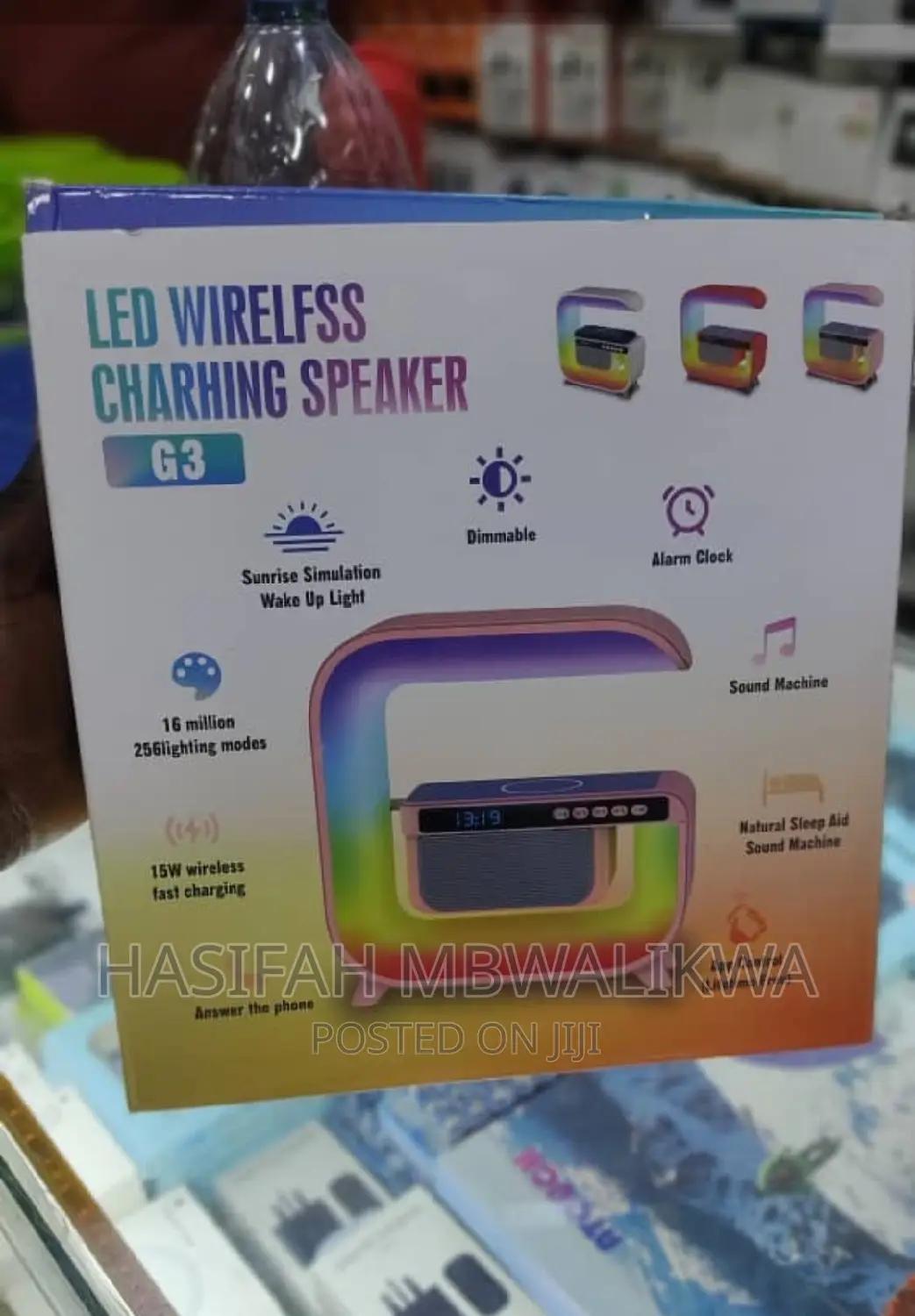 LED Wireless Charging Speaker