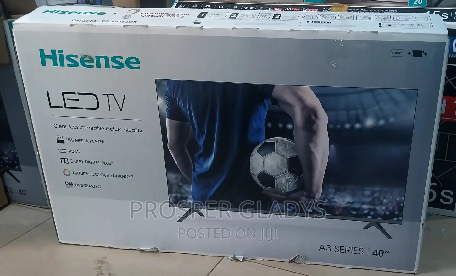 40 Inches Led Hisense Digital Flat Screen Flameless.