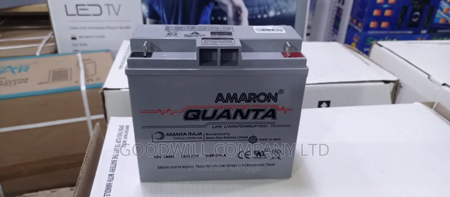 18ah Amaron Quanta Battery Made in India
