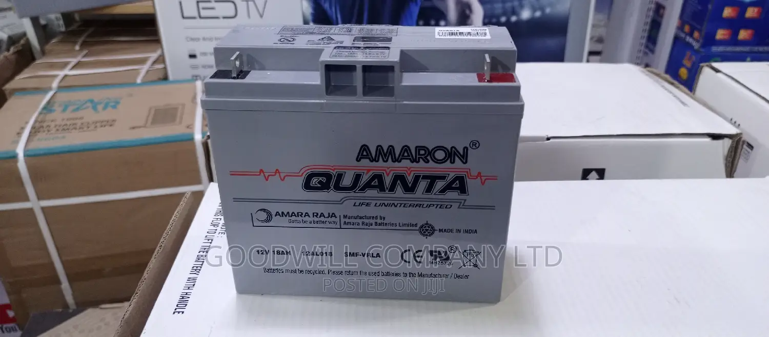 18ah Amaron Quanta Battery Made in India